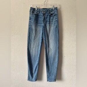 American Eagle Outfitters | Classic Blue Women's Jeggings | Size 4 Short